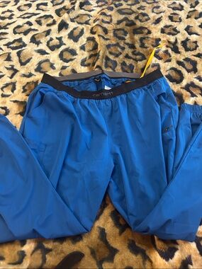 Carhartt Royal Blue Men's Elastic Waist Work Pants
